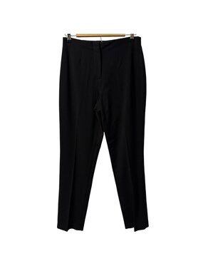 Coldwater Creek Womens Black Straight-Leg Pants Size 8 Pants